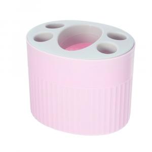 Держатели для зубных щеток Держатели для зубных щеток в ванной комнате Органайзеры для хранения зубных щеток для хранения в ванной комнате Unique Bargains, розовый