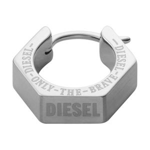 DIESEL Серьги из нержавеющей стали Unisex Silver