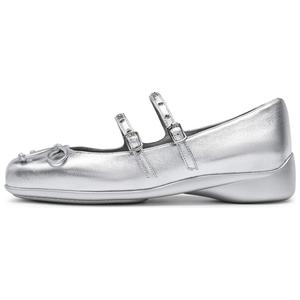 Staccato Платформенные туфли Мэри Джейн Rebel Without A Cause 3 см женские технологичное серебро, цвет Technology Silver