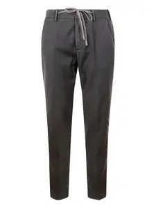 Шерстяные брюки с кулиской Myths, серый