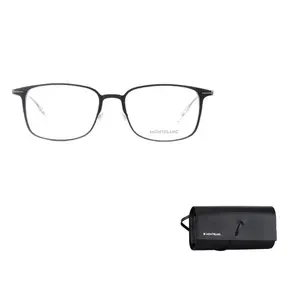 MONTBLANC Квадратные очки для мужчин, Black