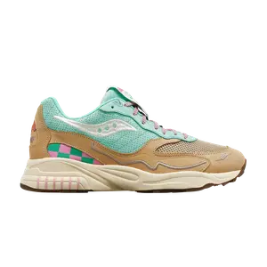 Кроссовки 3D Grid Hurricane Saucony, зеленый