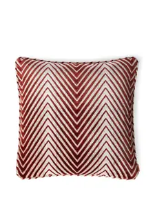 Бархатная подушка с узором шеврон (40 x 40 см) Missoni Home, красный