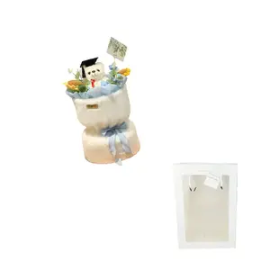 Плюшевая кукла Premium Doctor Bear Bouquet высотой 40 см Bitter purchase, синий