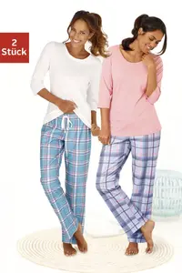 Пижама Аризона (4 шт., 2 шт.) с базовыми рубашками в тон Arizona, коралловый