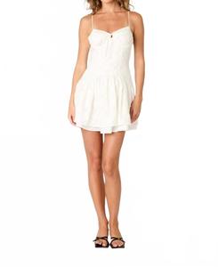 Платье Winslow мини в цвете слоновая кость NIA