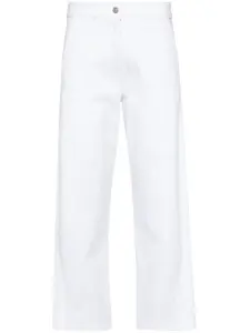 Прямые джинсы с завышенной талией Fabiana Filippi, белый