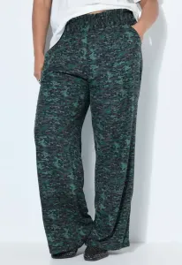 Широкие камуфляжные брюки с высокой талией Studio Untold, Matt Green