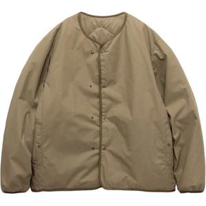 Nanamica Реверсивная пуховая куртка кардиган унисекс, Khaki Beige