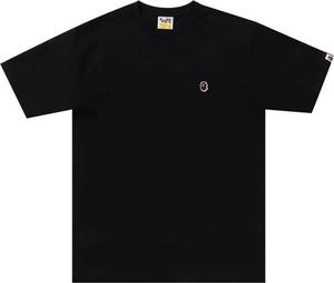 Футболка BAPE Ape Head One Point 'Black', черный