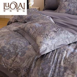 LUOLAI HOME Комплект постельного белья 4 предмета, 180 см, простыня 220x240 см