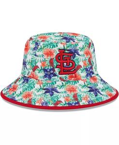 Мужская панама с тропическим цветочным принтом St. Louis Cardinals New Era, красный