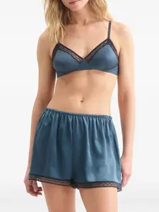 Бюстгальтер с кружевом Eres, синий