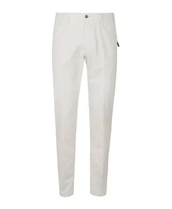 Узкие брюки Incotex, белый