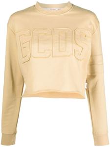 Gcds укороченная толстовка с логотипом, нейтральный цвет