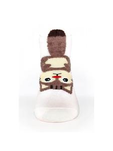 Носки COFI 1453 Kurze Socken Katzenmuster Damen Freizeitsocken Schöne, белый