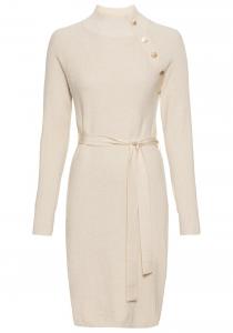 Вязаное платье LAURA SCOTT Knitted dress, бежевый