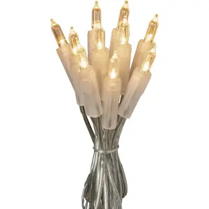 Светодиодная гирлянда Наружное рождественское украшение 40 теплых белых диодов Konstsmide, прозрачный