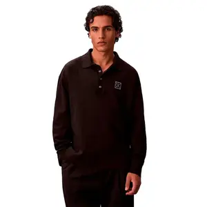 Поло с длинным рукавом Calvin Klein LV04LE212G, черный