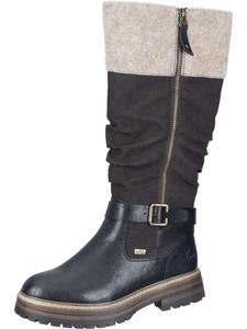 Повседневные ботинки черного/нуги/дерева rieker