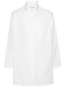 Поплиновая рубашка Yohji Yamamoto, белый