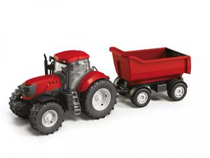 Красный Детский Трактор С Самосвалом В Коробке Масштаб 1:16 Adriatic