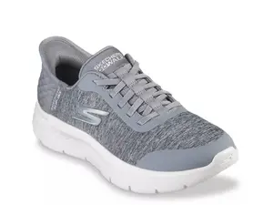 Кроссовки Skechers Hands Free Slip-ins Go Walk Flex Dacey Slip-On Sneaker — женские, серые/белые