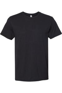 Футболка JERZEES Premium Blend Ringspun с круглым вырезом, цвет black ink