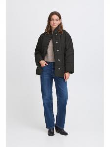 ICHI Куртка свободного кроя IHHANSA черного цвета