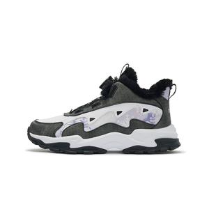 Скользоустойчивые, износостойкие, термостойкие мид-топы детские повседневные кроссовки Black New White подростковые XTEP, Black/New White