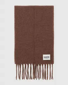 Женский двухцветный шарф с бахромой Claudie Pierlot