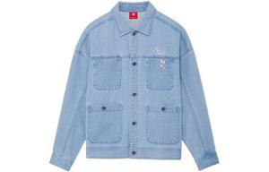 LiNing Куртка джинсовая Li Ning унисекс голубая, Light Blue