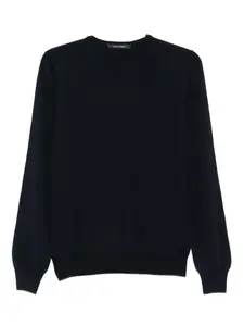 Свитер из вирджинской шерсти Tagliatore, синий