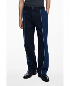 Мужские комбинированные джинсовые брюки Desigual, Blue