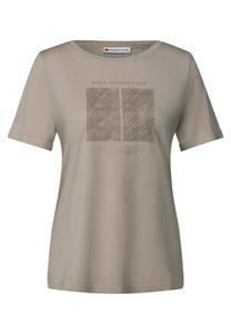 Рубашка STREET ONE, темно-бежевый