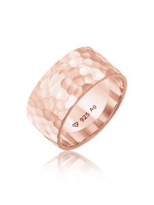 Elli Кольцо из серебра 925 пробы с отделкой из розового золота