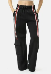 Брюки карго с эластичной окантовкой Cipo & Baxx, Schwarz