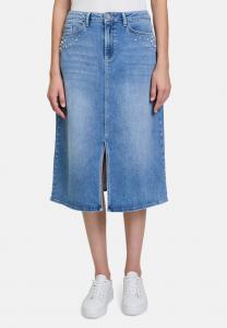 Юбка Betty & Co MIT WASCHUNG, Light Blue Denim/Blue