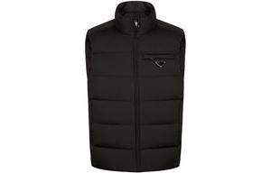 Жилет мужской Prada с логотипом, черный