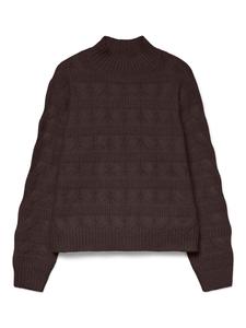 VERO MODA Свитер 'VMVirgo' в коричневом цвете