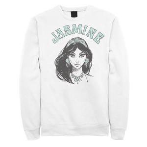 Мужская флисовая куртка Aladdin Live Action Jasmine Face Sketch Disney