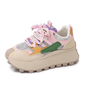 Boogie Bear Высокие низкие массивные кроссовки для женщин розовые, цвет Pink