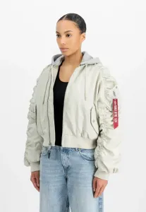 Короткая летняя куртка с капюшоном Alpha Industries, Stone