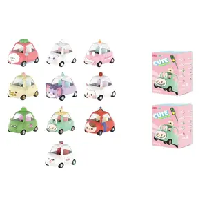 IP POPCAR коллекция милых машинок тайные коробки 10 штук в одном сюрприз боксе/полный набор POP MART, 2 Pcs Mystery Box (Random Style)