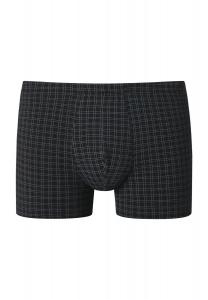 Трусы короткие, в клетку, пояс на резинке, мужские SCHIESSER, черный