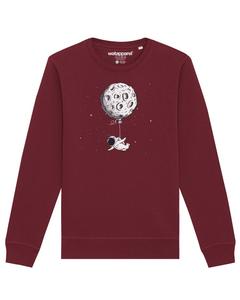 Свитер Watapparel Sweatshirt Funny Spaceman, бордовый