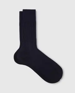 Синие мужские короткие носки Falke, темно-синий