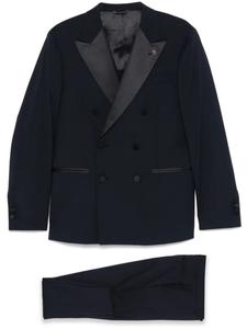 Двубортный костюм Manuel Ritz, синий