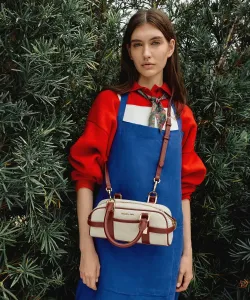 Сумка для боулинга Scottie Canvas Charles & Keith, цвет Brick