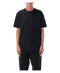 Черная футболка с принтом, короткие рукава. Y-3, черный